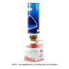 Gas Saver Plus Gas Burner Adapter Convertor Shifter Refill Flat Tank Conversion Adapter Camping Gas Adaptor Valve Aluminum Alloy
