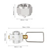 Gas Saver Plus Gas Burner Adapter Convertor Shifter Refill Flat Tank Conversion Adapter Camping Gas Adaptor Valve Aluminum Alloy