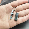 1Pcs Brass Capsule Mini Knife Multifunctional EDC Tools Portable Key Chain Decor Outdoor Survival Open Cans Peel Fruits Gifts
