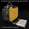 Outdoor Multifunctional FuelTank Four Gas Tanks for Two Split Furnace Adapter Convenient GasTank Conversion Tool