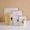 3pcs Transparent Waterproof Travel Cosmetic Bag Women Makeup Case Bath Make Up Organizer Toiletry Wash Beauty Kit Storage Pouch