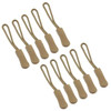 10pcs Camping Bag Zipper Pulls Replacement Backpack Clothes Zipper Tag Cord Puller EDC Outdoor Camp Extension Fixer Travel Kit
