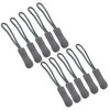 10pcs Camping Bag Zipper Pulls Replacement Backpack Clothes Zipper Tag Cord Puller EDC Outdoor Camp Extension Fixer Travel Kit