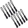 10pcs Camping Bag Zipper Pulls Replacement Backpack Clothes Zipper Tag Cord Puller EDC Outdoor Camp Extension Fixer Travel Kit