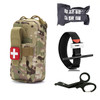 RESCUE IFAK Trauma Kit First Aid Medical Pouch Emergency Survival Gear and Equipment with Molle Car Travel Hiking