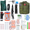 Trauma First Aid Kit with Survival Gear Outdoor Tactical Emergency Gear Set Military Molle System for Camper Travel Hunting Kit