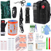 Trauma First Aid Kit with Survival Gear Outdoor Tactical Emergency Gear Set Military Molle System for Camper Travel Hunting Kit
