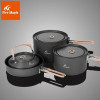 Camping Cookware Set Outdoor Pot Tableware Kit Cooking Water Kettle Pan Travel Cutlery Utensils Hiking Picnic Equipment