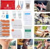 Outdoor Multitool Survival Kit Self Defense Gear First Aid EDC Ifak Emergency Tactical Military Camping Equipment Travel 105Pcs
