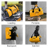 Motorcycle Waterproof Tail Bag Travel Outdoor Motorbike Backpack Motorcycle Seat Bags Diving,Swimming,Hiking Driving,Travel Kits