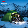 Naturehike Cloud Peak 2 Camping Tent 2-Person 20D Waterproof Ultralight Outdoor Travel Double Layer Tent 4-Season Use