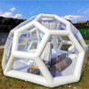 Large Ballon Luxurious Waterproof Big Transparent Dome Lodge Inflatable Bubble Football Tent With Frame