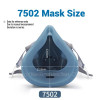 7502 Respirator Mask Protective Mask Industry Painting Spray Dust Gas Mask With 3M 501 5N11 6001CN Chemcial Half face Mask
