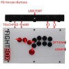 FightBox FIGHTING BOARD-UP5 All Buttons Hitbox Style Arcade Joystick Fight Stick Controller for PS5/PS4/PC/XBOX Sanwa OBSF-24/30