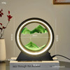 Moving Sand Art Picture Table Lamp Quicksand Night Light 3D Sandscape Hourglass Room Lamps Flowing Sand Painting Home Decor Gift