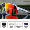 Brand 100 S3 Men Bicycle UV400 Goggles Road Mountain Cycling Glasses Women Bike Eyewear Outdoor Sport Riding Sunglasses Set