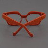 Myopia Butterfly Plate Frame Glasses for Men and Women Optical Eyeglasses Retro Big Face Orange, Commercial Fashion, Drive Drive