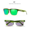 Polarized Sunglasses Square Frame HD UV400 Sun Glasses 30 Colors Mirrored lens outdoor Sport eyewear cycling Ken Block