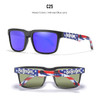 Polarized Sunglasses Square Frame HD UV400 Sun Glasses 30 Colors Mirrored lens outdoor Sport eyewear cycling Ken Block