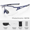 ROCKBROS Cycling Glasses Photochromic Eye Protecting Glasses Glasses Eyewear Goggles Windproof Bicycle Outdoor Sports Sunglasses