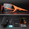 Outdoor Photochromic Cycling Glasses Men Sports MTB Bicycle Bike Sunglasses Goggles Bike Eyewear UV400 Gafas Ciclismo 5lens