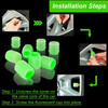 Bicycle Valve Cap Universal Tyre Rim Stem Covers Nozzles Light Luminous Tire Valve Cap for Motorcycle Bike Accessories