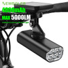 NEWBOLER 5000LM Intelligent inductio Bike Light MTB Front Lamp USB Rechargeable 6 LED 4800mAh Bicycle Light Waterproof Headlight