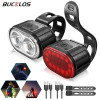 BUCKLOS Bike Lighting Front and Rear Lights Bicycle Lamp Led Cycling Light Bike Flashlight for Bicycle Front Taillight Lantern