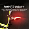 Meilan X5 Bicycle Rear Light Bike Remote Wireless Light Turn Signal LED Beam USB Chargeable Cycling Tail Light