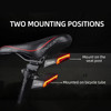 Meilan X5 Bicycle Rear Light Bike Remote Wireless Light Turn Signal LED Beam USB Chargeable Cycling Tail Light