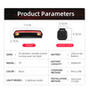 Meilan X5 Bicycle Rear Light Bike Remote Wireless Light Turn Signal LED Beam USB Chargeable Cycling Tail Light