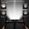 SHIZIWANGRI-MTB Bright Front Lamp, 6000LM, 16 LED Headlight for Bicycle, 10000mAh, C-type Charging, Road Cycling Lights