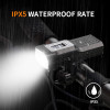 NATFIRE NGTR60 Powerful Bike Light OLED Display 10000mAh Rechargeable Bicycle Headlight Flashlight Type-C Charging 2000LM Lamp