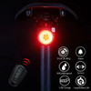 Bicycle Rear Lamp Braking Light Burglary Alarm Remote Call Wireless Control USB Charge LED Lantern Bike Finder Horn A8Pro