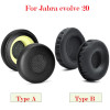 1Pair Leather Cushion Cover Compatible For Jabra Evolve 20 20se 30 30II 40 65 65+ Fashion Pads Cover Earpads Sponge Soft