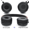 1Pair Leather Cushion Cover Compatible For Jabra Evolve 20 20se 30 30II 40 65 65+ Fashion Pads Cover Earpads Sponge Soft