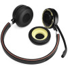 1Pair Leather Ear Pads Cushion Cover Earpads Replacement for Jabra Evolve 20 20se 30 30II 40 65 65+ uc ms Headset