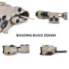 Tactical PEQ NGAL DBAL A2 MAWL C1 Dummy Laser Flashlight Airsoft Weapon Decorative Box No function Battery Case Fit hunting 20mm