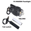 WADSN M600DF Flashlight 1400Lumens Powerful Hunting Scout Light Bright Camping illumination Spotlight Metal Dual Function Switch