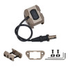 WADSN SF 2.5 M300 M600 Flashlight Modbutton Switch Mount PEQ15 DBAL A2 NGAL MAWL CQBL Laser Switchs Fit 20mm Picatinny Rail