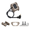 WADSN SF 2.5 M300 M600 Flashlight Modbutton Switch Mount PEQ15 DBAL A2 NGAL MAWL CQBL Laser Switchs Fit 20mm Picatinny Rail