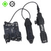 Tactical DBAL-A2 Simplified Version Surefir M300A M600C Flashlight Sets Red Dot Airsoft Indicator Fit 20mm Rail Hunting Laser