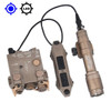 Tactical DBAL-A2 Simplified Version Surefir M300A M600C Flashlight Sets Red Dot Airsoft Indicator Fit 20mm Rail Hunting Laser