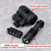 Wadsn Tactical Military Fast Helmet Strobe Light Telescopic zoom Helmets Led Flashlight Clamp Airsoft Hunting Scout Light