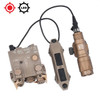 Surefir M600 M600C M600U M300A Airsoft Powerful Flashlight Tactical DBAL Red Green Blue Dot Hunting Airsoft Laser Dual Control