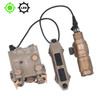 Surefir M600 M600C M600U M300A Airsoft Powerful Flashlight Tactical DBAL Red Green Blue Dot Hunting Airsoft Laser Dual Control