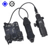 Surefir M600 M600C M600U M300A Airsoft Powerful Flashlight Tactical DBAL Red Green Blue Dot Hunting Airsoft Laser Dual Control
