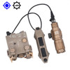Surefir M600 M600C M600U M300A Airsoft Powerful Flashlight Tactical DBAL Red Green Blue Dot Hunting Airsoft Laser Dual Control
