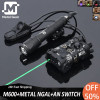 Tactical Metal NGAL Red Green Blue Laser Surefir M600C Scout Light UNAxon Mod Button Switch L3-NGAL Strobe IR Hunting Flashlight