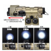 MAWL C1 Metal Metal IR Visible Red Green Blue Laser Tactical MAWL-C1 Upgrade WhiteLED Aiming Hunting Flashlight Mawl Dual Switch